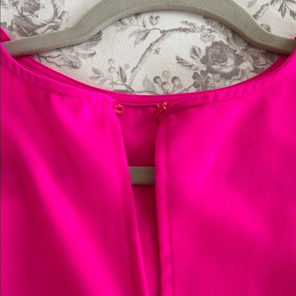 Vibrant Pink Ruffled Dress - Picture 3 of 4